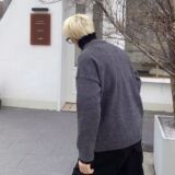 1506/M9101/P52秋冬季纯色假两件拼接V领套头针织衫男2，男装针织衫/毛衣，星座1506-1