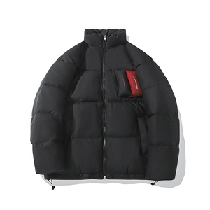 1506-1/M8603/P85冬季新款港风宽松男皮外套重磅加厚棉衣外套3图片
