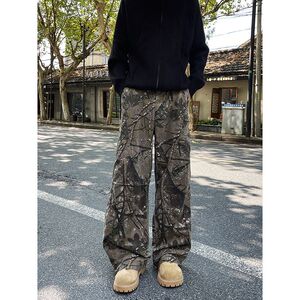 1506-1/KA7101/P59美式重磅潮牌工装裤男宽松直筒阔腿裤图片