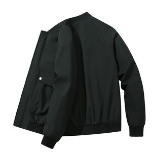1506/Q8810/P59新款上衣男装黑色休闲大码休闲夹克服男款1图片
