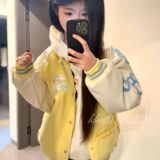 1506-1/JJK0161/P73棒球服撞色上衣百搭春秋季学院风男，女装职业装，星座1506-1