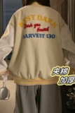 1506/JF9211/P70秋冬夹棉美式复古情侣高街小众夹克外套2，男装夹克，星座1506-1