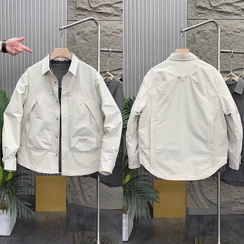 1506-1/JJk151/P65秋季男士新款工装大口袋拉链夹克外套,男装夹克,星座1506-1