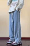 1506-1/KXBN5551/P43美式复古高街破洞牛仔短裤夏季，男装牛仔裤，星座1506-1