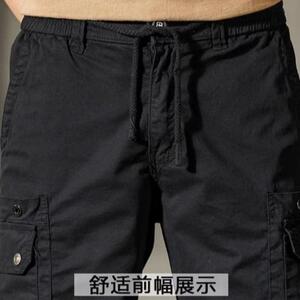 1506-1/KK0061/P49休闲裤男潮牌宽松痞帅百搭工装裤图片