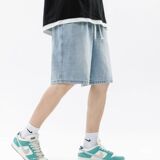 1506-1/KF4121/P39牛仔短裤男夏季薄款中裤潮流美式，男装牛仔裤，星座1506-1