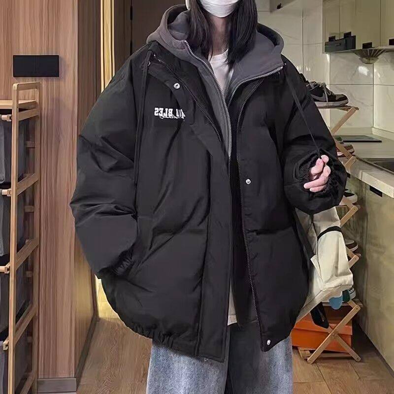 1506/M6991/P74美式复古高级设计感假两件连帽棉衣休闲外套2，男装棉衣，星座1506-1