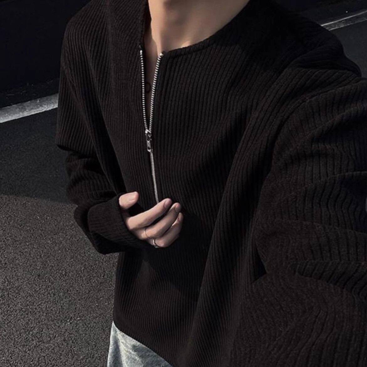 1506-1/TY041/P29男款高级感叠穿肌理感内搭宽松打底衫,男装T恤,星座1506-1