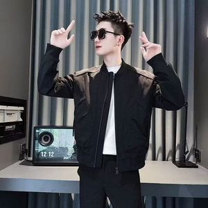 1506-1/JH611/P54春秋款棒球领夹克男装潮流工装上衣图片
