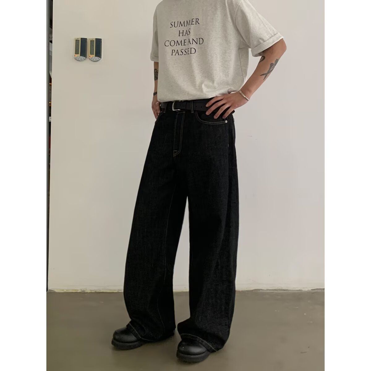 1506-1/KKC70821/P48新款宽松休闲裤男韩版潮流百搭裤子,男装休闲裤,星座1506-1