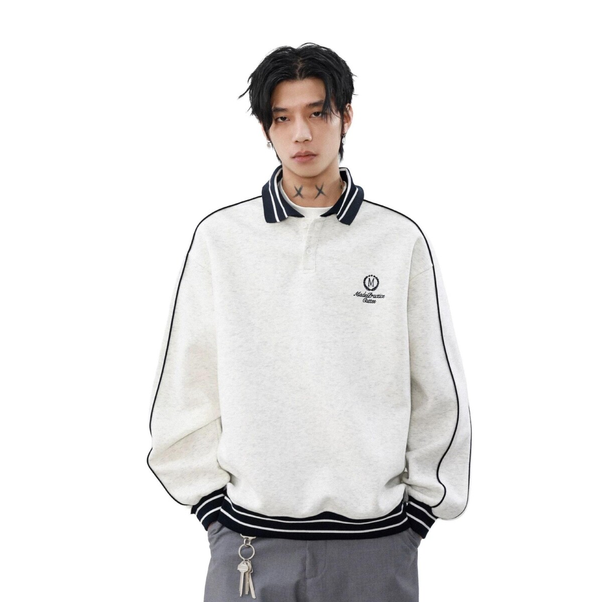1506-1/JY2871/P49帛跃日系复古条纹棒球服,女装职业装,星座1506-1