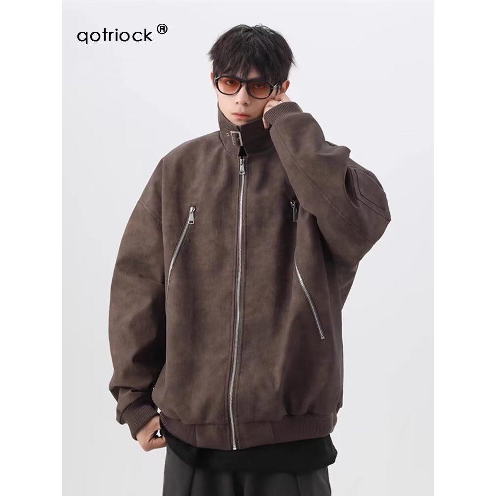 1506-1/JJK9361/P79秋冬高级感潮牌美式复古机车服外套,男装夹克,星座1506-1