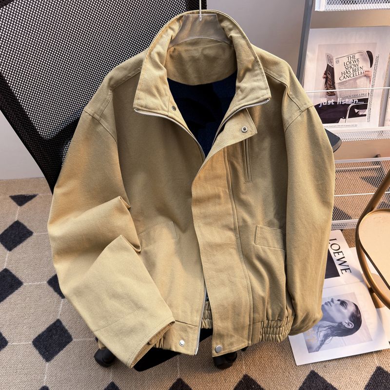 1506-1/JW50411/P60日系拼色工装外套男士宽松ins潮春，男装工装外套，星座1506-1