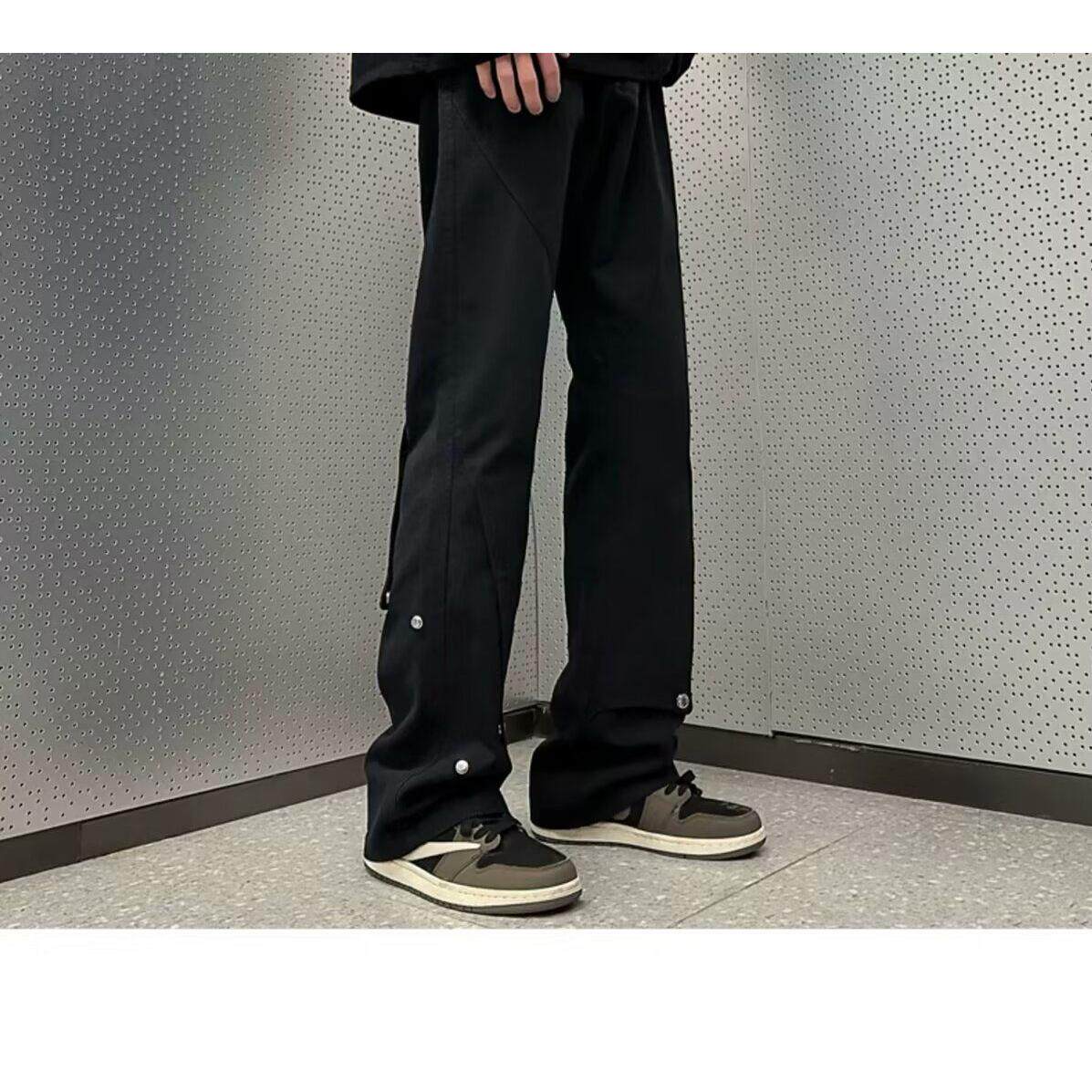 1506-1/KK1511/P44春秋cleanfit直筒潮牌痞帅高级休闲长裤图片