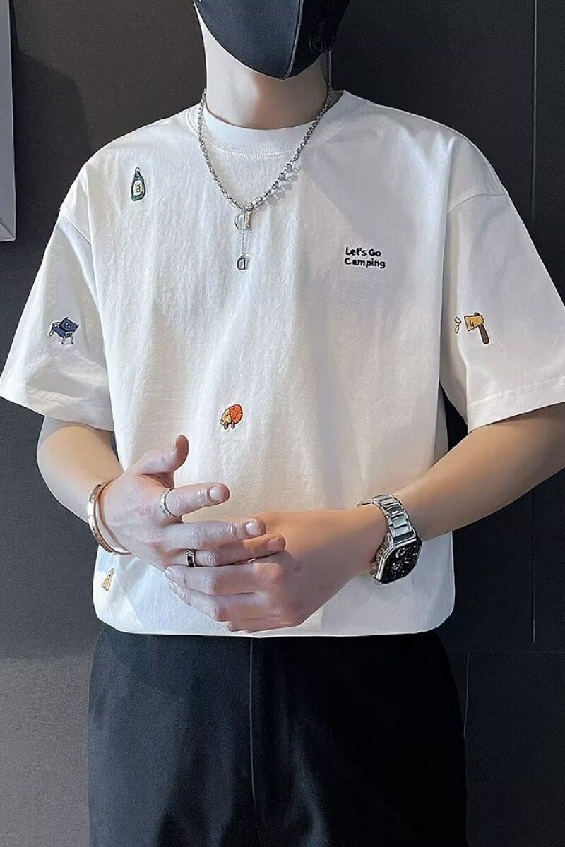 1506-1/TB471/P32新款短袖t恤男夏季韩版潮流简约,男装T恤,星座1506-1