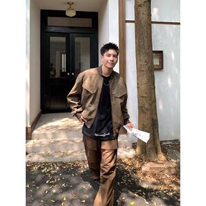 1506-1/JW251/P64春秋冬新款棒球服宽松cleanfit痞帅外套