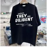 1506-1/TM3281/P31短袖t恤男潮牌夏季宽松五分袖潮简约印花上衣，男装T恤，星座1506-1