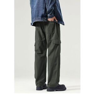1506-1/KG091/P41直筒宽松休闲裤户外伞兵冲锋裤图片
