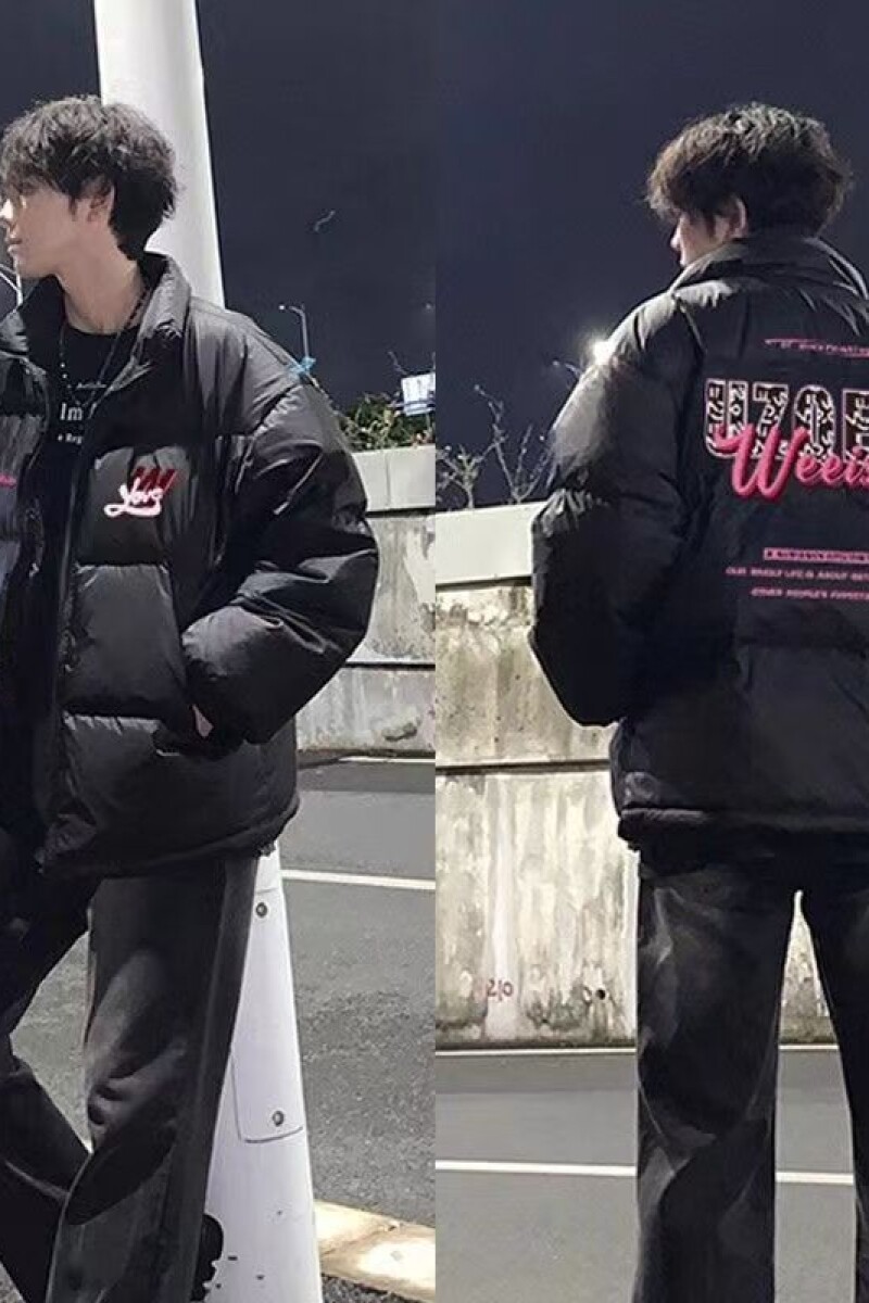 1506/M8051/P62秋冬美式印花潮流加厚宽松保暖棉服男女同款1,男装棉衣,星座1506-1