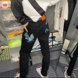 1506-1/KQF9181/P52新款春季宽松直筒弹力休闲长裤男，男装牛仔裤，星座1506-1