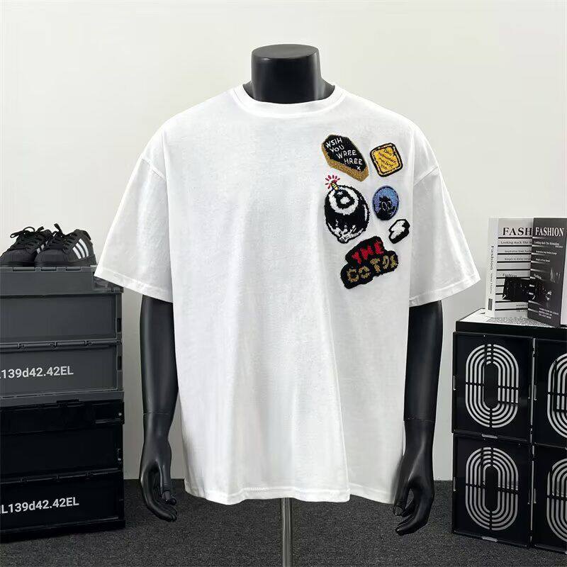 1506-1/WT131/P41简约基础卡通Logo印花圆领卫衣，男装卫衣，星座1506-1