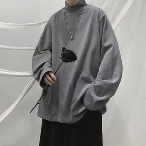 1506/WCT041/P29印花秋冬卫衣韩版新款圆领宽松上衣2图片