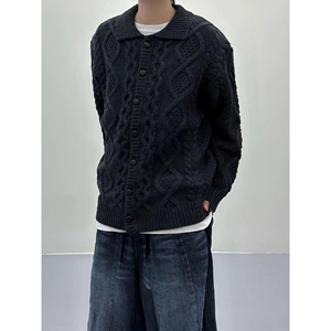 1506/MQ2231/P72男装秋季休闲潮流印花宽松青年牛仔茄克外套2图片