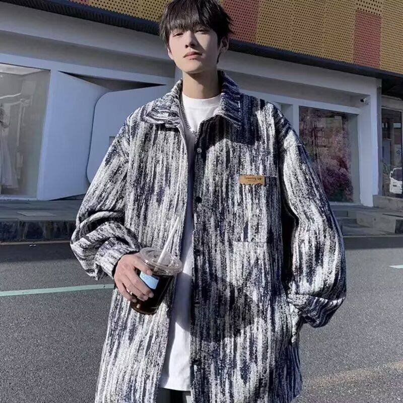 1506-1/JA61/P44春秋痞帅外套男ins高街潮牌港风日系图片