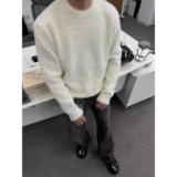 1506-1/MS6041/P59水貂绒加厚圆领毛衣男士，男装针织衫/毛衣，星座1506-1