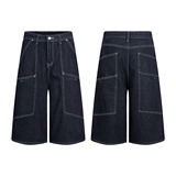 1506-1/KD34031/P49春秋新款复古深蓝色休闲香蕉牛仔裤镰刀裤，商品下架区，星座1506-1