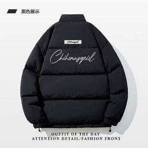 1506/M8041/P62新款宽松休闲加厚保暖情侣装棉服外套1图片