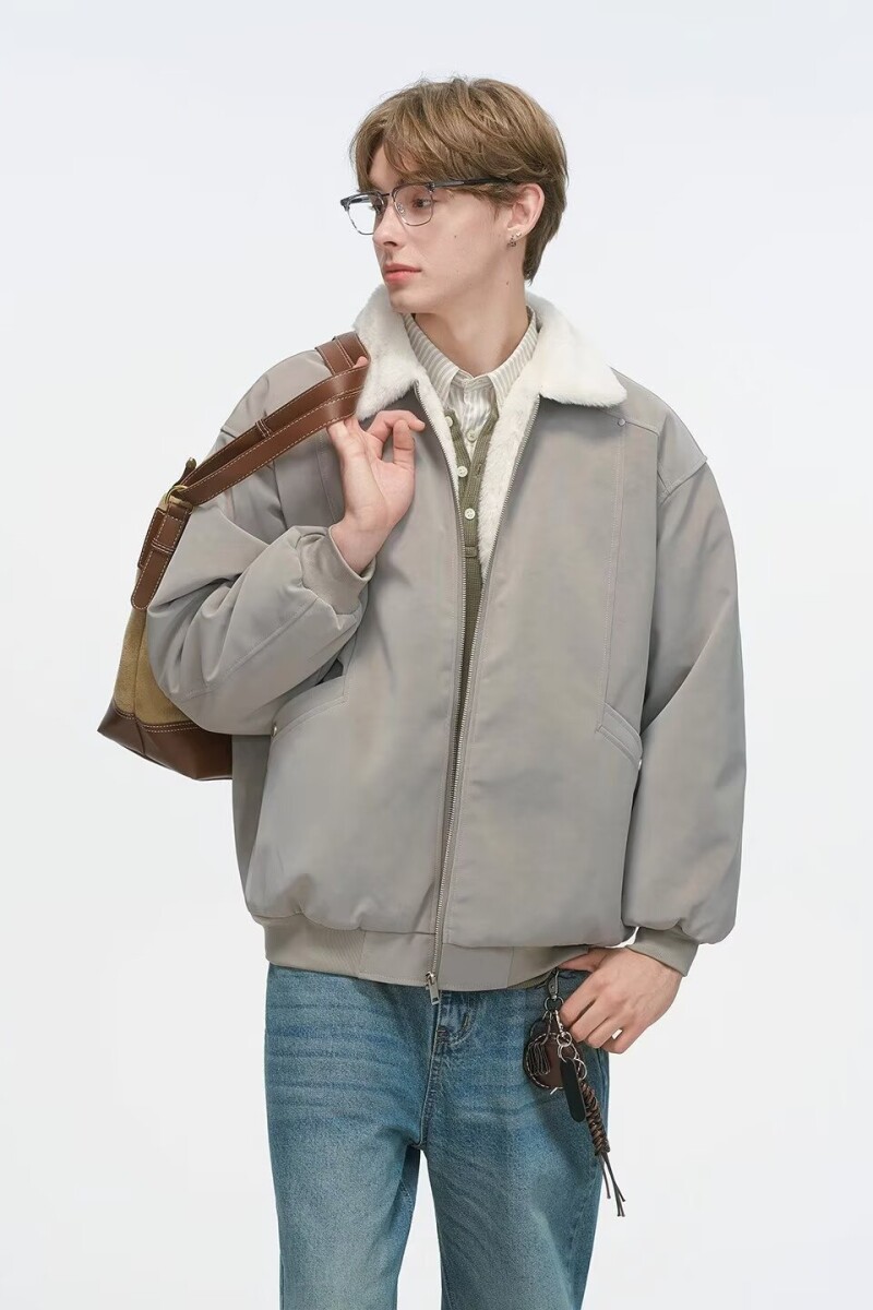 1506/M13231/P92冬季新款复古仿皮衣短夹克撞色拼接外套毛领1,男装夹克,星座1506-1