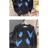 1506/MBX0291/P54圆领毛衣针织衫男潮牌帅气秋冬季打底衫1，男装T恤，星座1506-1