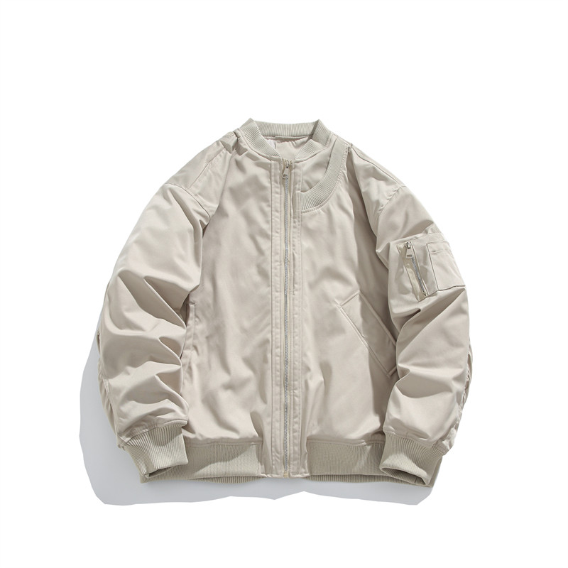 1506-1/M312/P85棒球服男款秋冬季立领飞行员保暖棉衣外套4图片