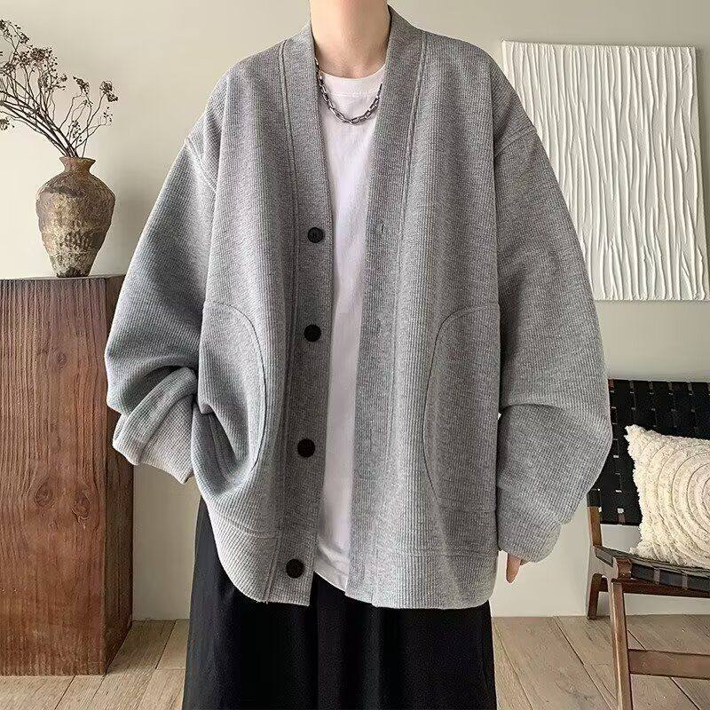 1506/MW0221/P38秋冬新款开衫毛衣美式复古休闲慵懒风V领针织衫2,男装针织衫/毛衣,星座1506-1