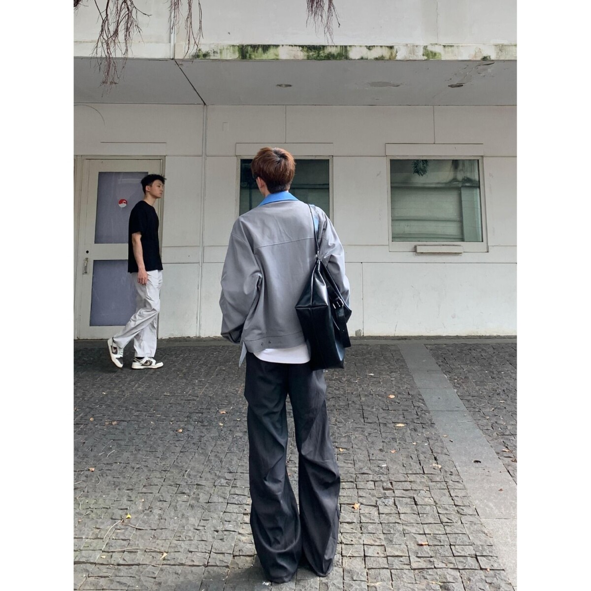 1506-1/JQYRJB10201/P64秋季新款潮牌假两件cleanfit高街风外套,女装短外套,星座1506-1