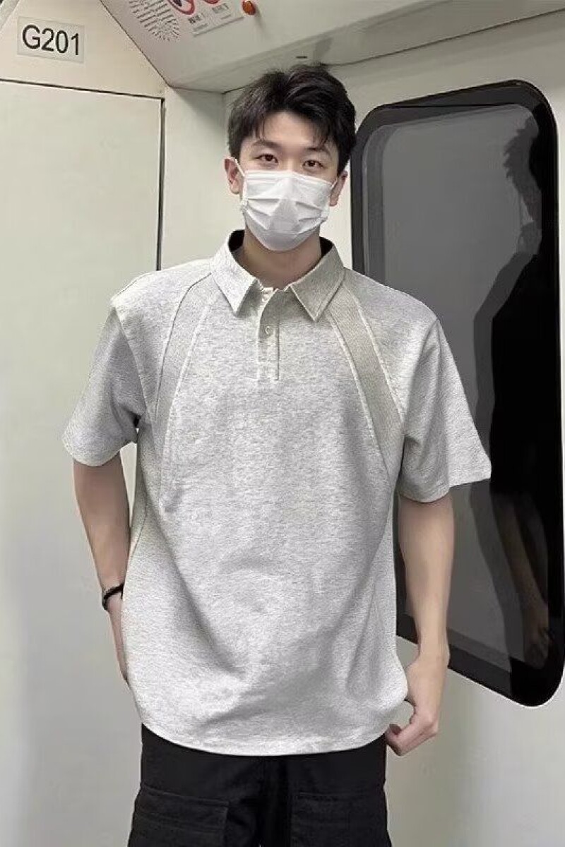 1506-1/CDT041/P32美式正肩短袖polo衫男款夏季,男装T恤,星座1506-1