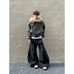 1506/MM88061/P79潮座山雕棉衣外套新款短款高级感棉服2图片