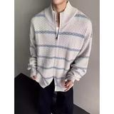 1506-1/MM53361/P62粗麻花针织polo衫男韩版修身拼色，男装Polo衫，星座1506-1