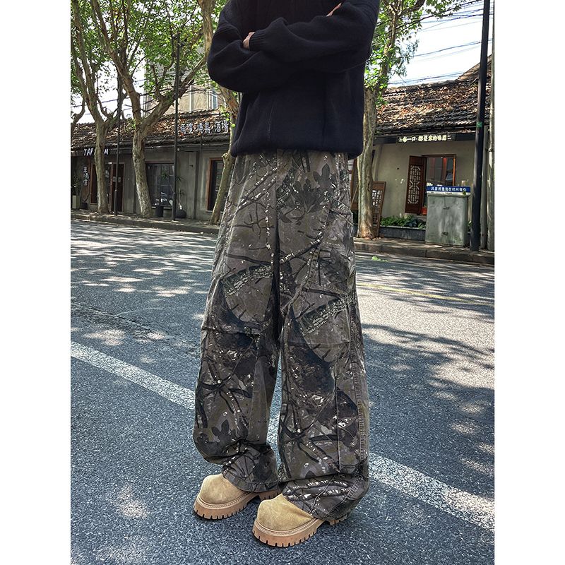 1506-1/KA7101/P59美式重磅潮牌工装裤男宽松直筒阔腿裤,男装工装外套,星座1506-1