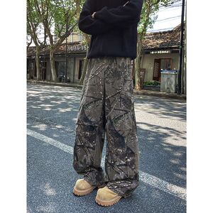 1506-1/KA7101/P59美式重磅潮牌工装裤男宽松直筒阔腿裤图片