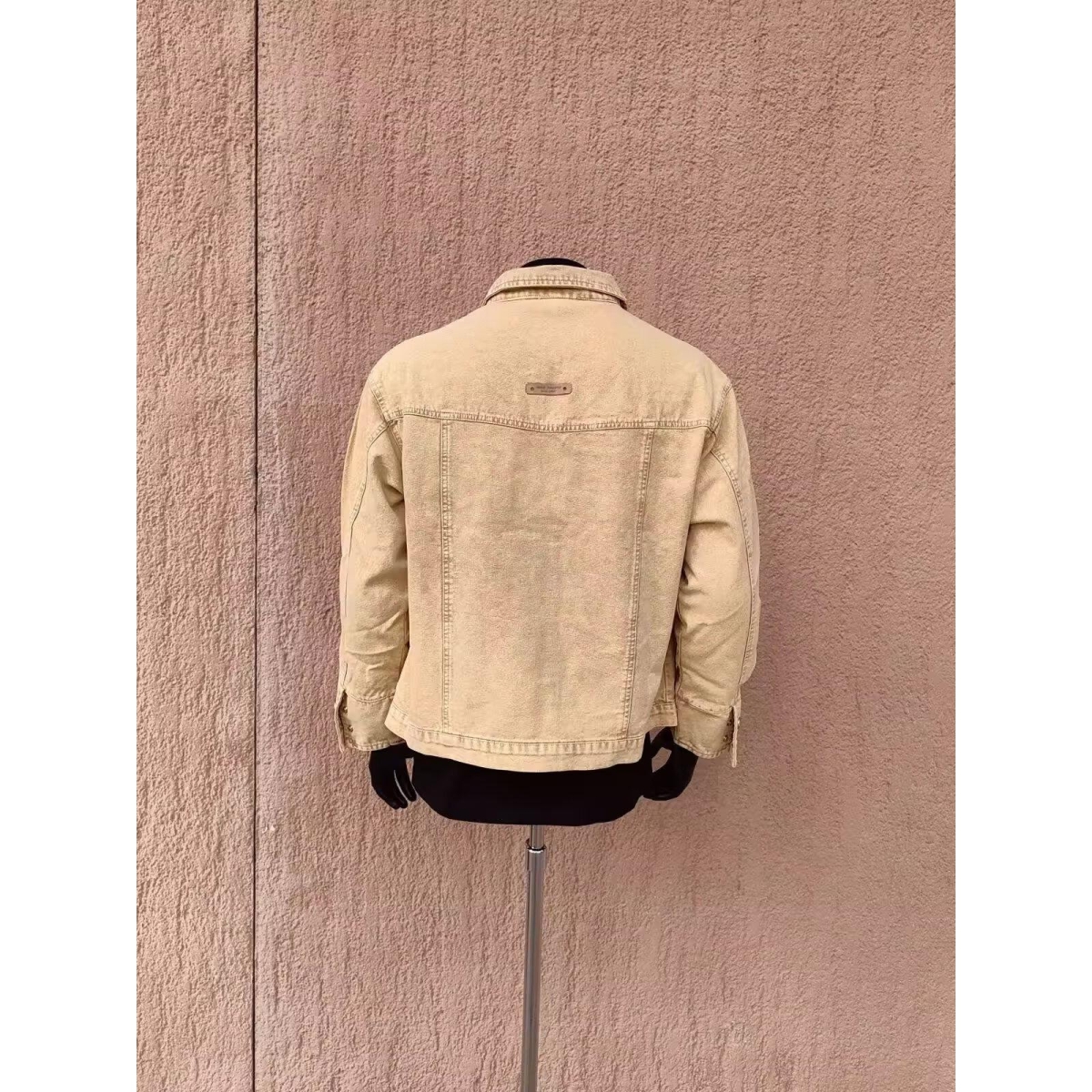 1506-1/J25731/P88秋季新款时尚宽松休闲通勤宽松女白色牛仔套装，男装休闲套装，星座1506-1