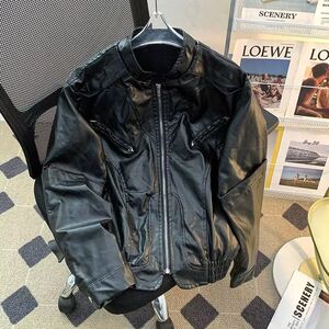 1506-1/JA1011/P75秋冬新款男机车U皮夹克皮衣男外套图片