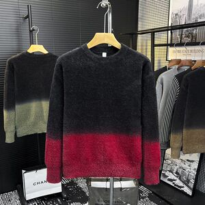 1506/MM8881/P74秋冬新品男士圆领百搭舒适休闲针织衫毛衣2图片