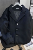 1506-1/X5011/P67秋冬男士灰色短款宽松休闲西装外套，男装西服套装，星座1506-1