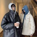 1506/M2071/P74冬季加绒加厚面包服新款潮流简约棉衣外套男1，男装棉衣，星座1506-1