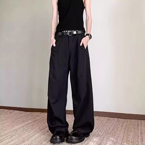 1506-1/KX3361/P46秋冬美式灯芯绒垂感宽松休闲裤图片