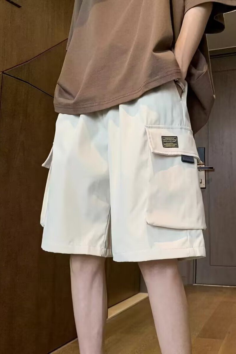 1506-1/KDK3251/P28夏季新款美式短裤男潮牌薄款设计感,男装牛仔裤,星座1506-1