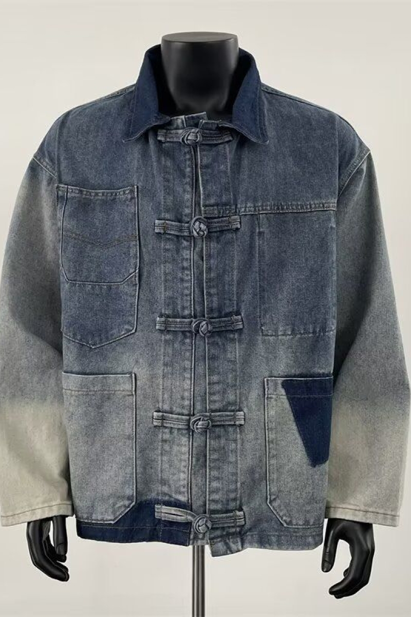 1506-1/JB051/P78春宽松复古牛仔外套男装潮牌衫夹克，男装工装外套，星座1506-1