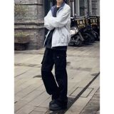 1506-1KCK221/P51秋冬美式复古高街cleanfit多口袋伞兵工装裤，男装工装外套，星座1506-1
